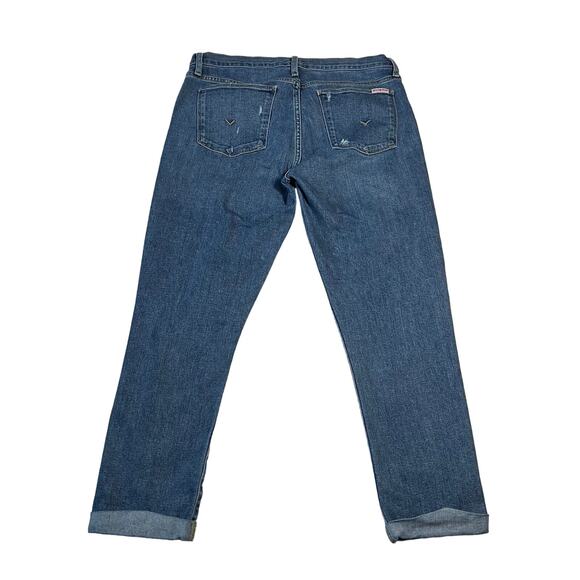 Hudson Jeans Natalie Mid Rise Slim Boyfriend Jeans Size 30 Ankle Length Casual - Picture 2 of 9